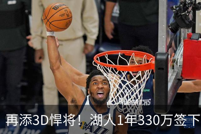 再添3D悍将！湖人1年330万签下塞布尔
